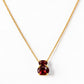 Georgie, Garnet Necklace