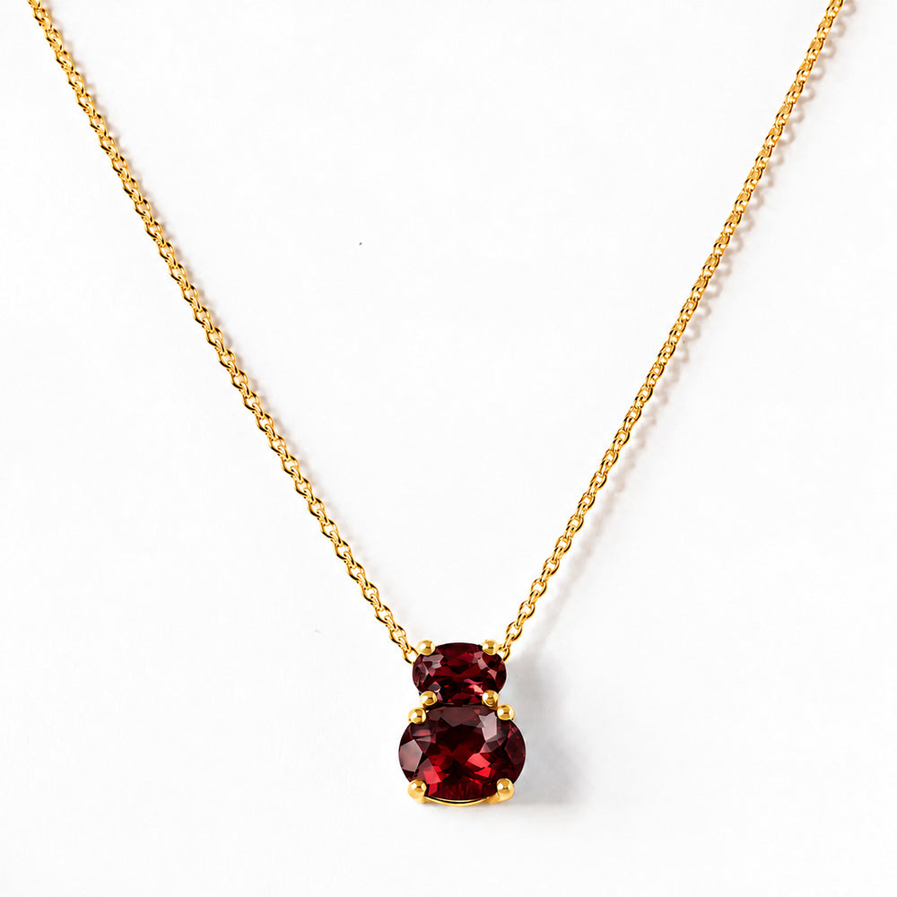 Georgie, Garnet Necklace