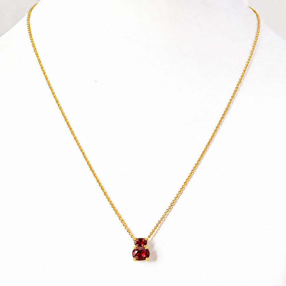 Georgie, Garnet Necklace