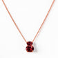 Georgie, Garnet Necklace