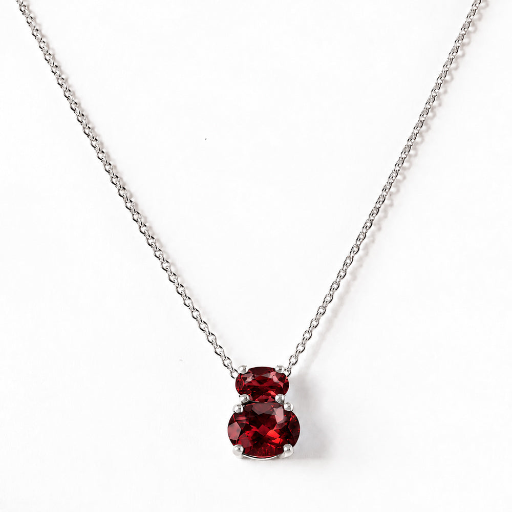 Georgie, Garnet Necklace