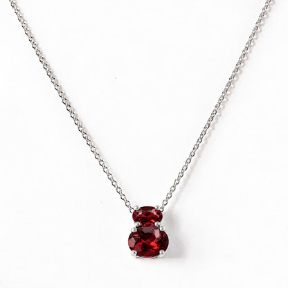 Georgie, Garnet Necklace
