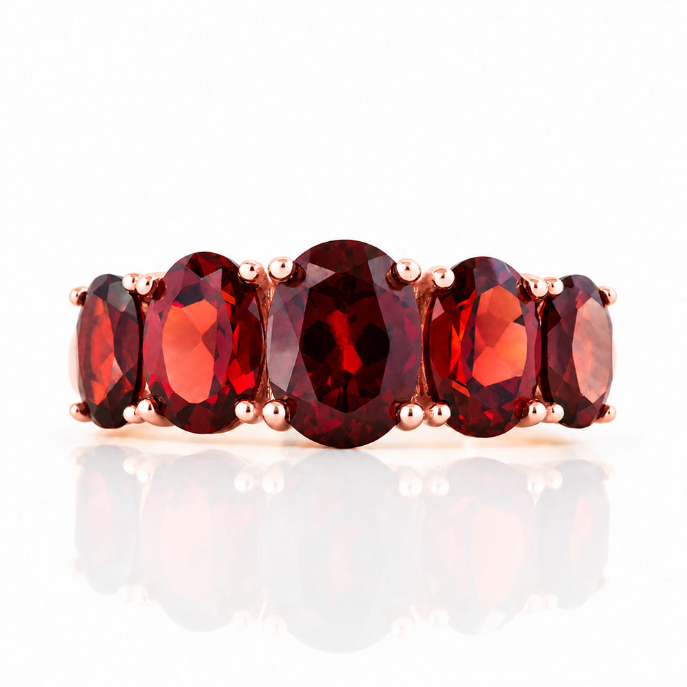 The Garnet Queen Ring - Victoria's Jewellery