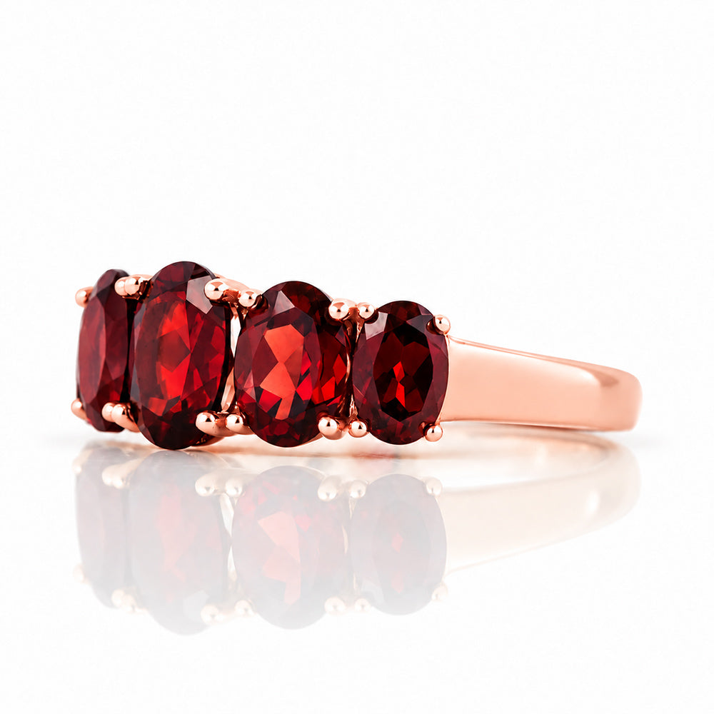 The Garnet Queen Ring - Victoria's Jewellery