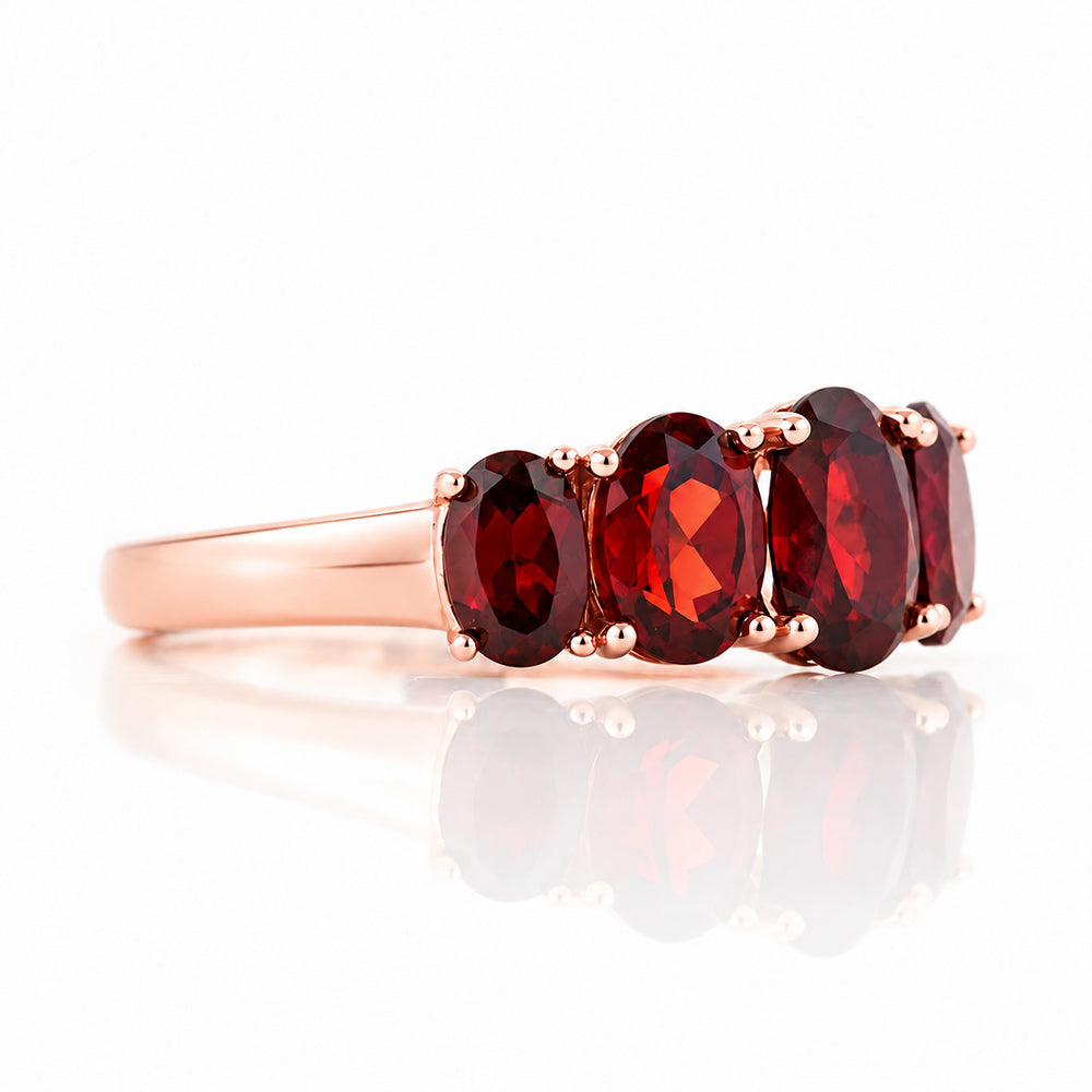 The Garnet Queen Ring - Victoria's Jewellery
