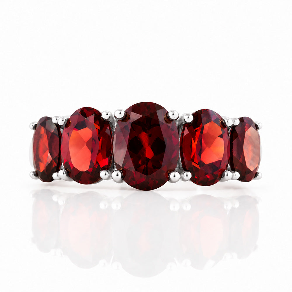 The Garnet Queen Ring - Victoria's Jewellery