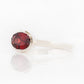 Quinn, an Oval cut Garnet Stack Ring