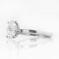 Selene, Hidden Halo Oval cut Lab Diamond Ring - 1.5ct