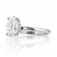 Selene, Hidden Halo Oval cut Lab Diamond Ring - 1.5ct - Victoria's Jewellery