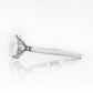 Selene, Hidden Halo Oval cut Lab Diamond Ring - 1.5ct