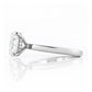 Selene, Hidden Halo Oval cut Lab Diamond Ring - 1.5ct - Victoria's Jewellery
