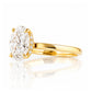 Selene, Hidden Halo Oval cut Lab Diamond Ring - 1.5ct - Victoria's Jewellery