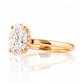 Selene, Hidden Halo Oval cut Lab Diamond Ring - 1.5ct - Victoria's Jewellery
