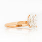 Selene, Hidden Halo Oval cut Lab Diamond Ring - 1.5ct