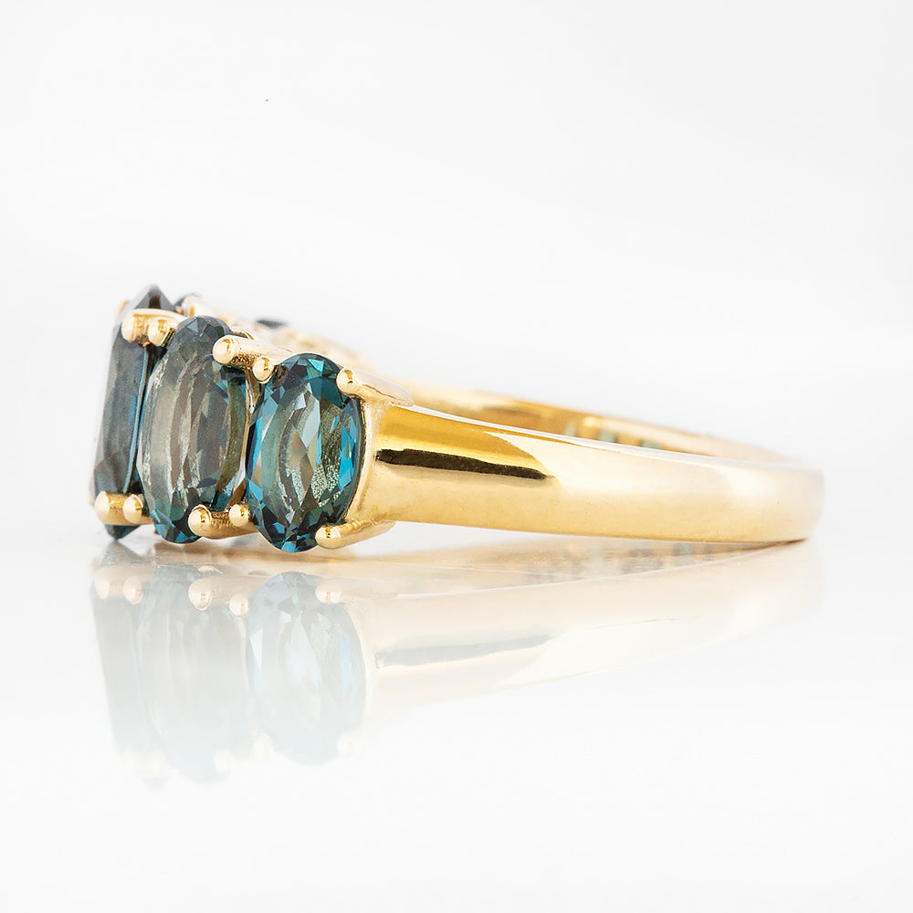 The London Blue Topaz Queen Ring