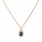 Infinity, London Blue Topaz Pendant - 7x5mm - Victoria's Jewellery