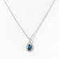 Infinity, London Blue Topaz Pendant - 7x5mm - Victoria's Jewellery