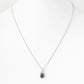 Infinity, London Blue Topaz Pendant - 7x5mm - Victoria's Jewellery