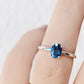 Pippa, London Blue Topaz Ring - Victoria's Jewellery
