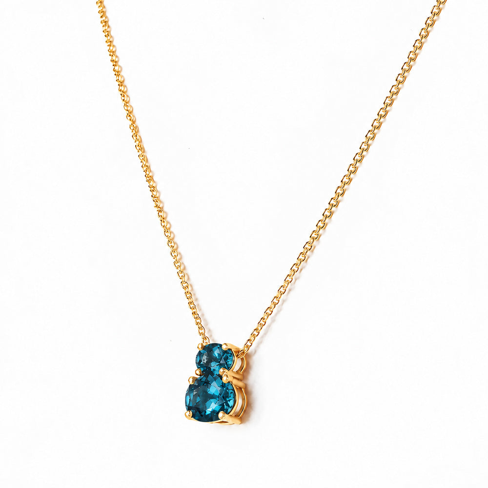 Georgie, London Blue Topaz Necklace