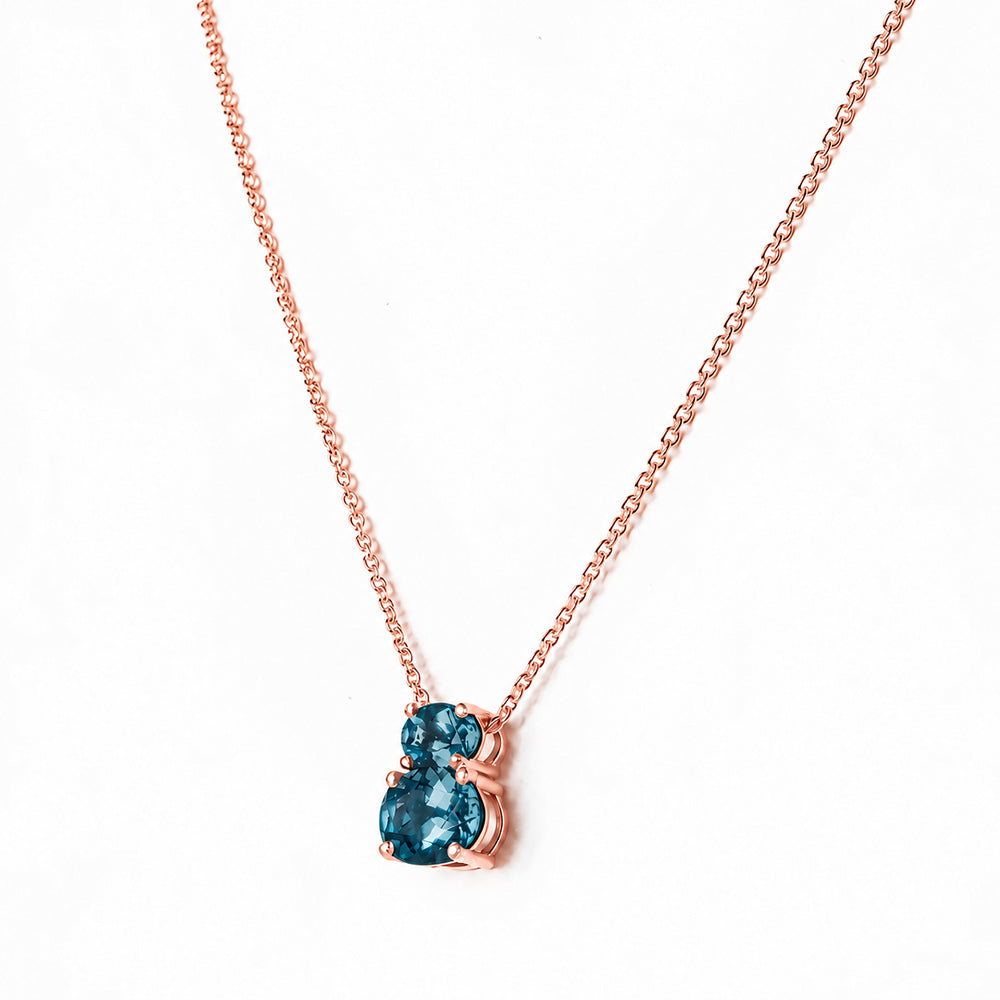 Georgie, London Blue Topaz Necklace