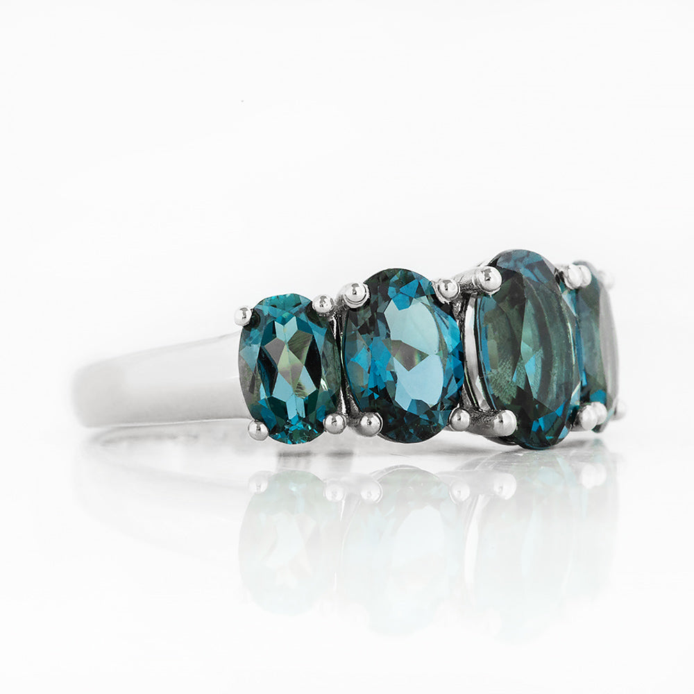 The London Blue Topaz Queen Ring