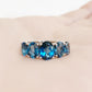 The London Blue Topaz Queen Ring