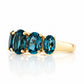 The London Blue Topaz Queen Ring - Victoria's Jewellery