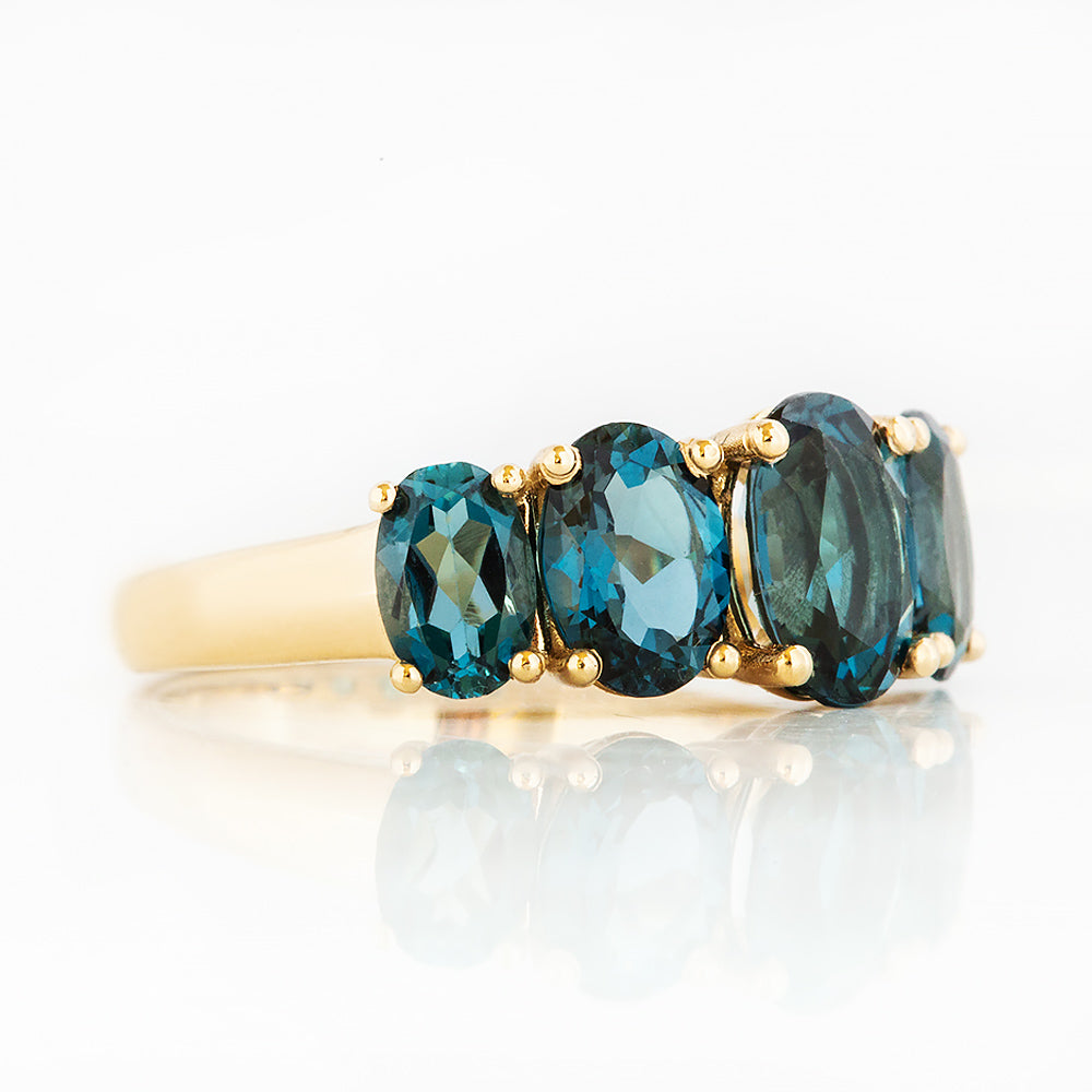 The London Blue Topaz Queen Ring