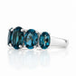 The London Blue Topaz Queen Ring - Victoria's Jewellery
