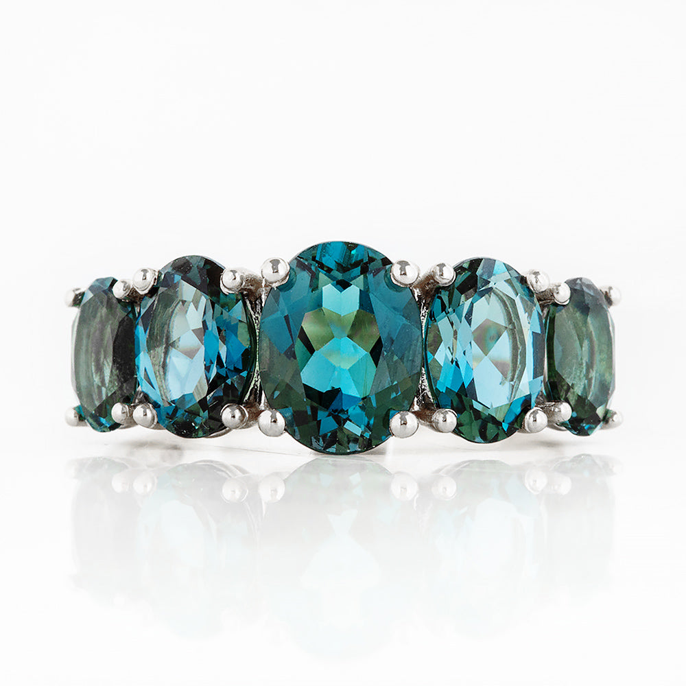 The London Blue Topaz Queen Ring