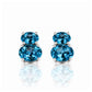 Georgie, London Blue Topaz Stud Earrings