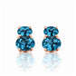 Georgie, London Blue Topaz Stud Earrings
