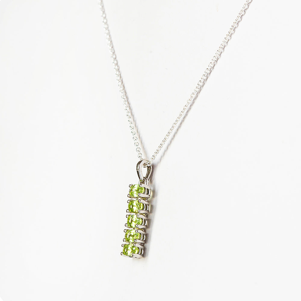 Willow, Peridot Necklace - Victoria's Jewellery