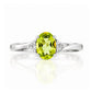 Georgie, Peridot and Diamond Ring - Victoria's Jewellery