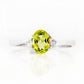 Georgie, a Peridot and Diamond Trilogy Ring - Victoria's Jewellery