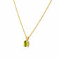 Luna, Oval cut Peridot Pendant - 7x5mm - Victoria's Jewellery