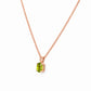 Luna, Oval cut Peridot Pendant - 7x5mm - Victoria's Jewellery