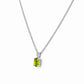 Luna, Oval cut Peridot Pendant - 7x5mm - Victoria's Jewellery