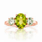 Lucy, Peridot and Prasiolite Ring - Victoria's Jewellery