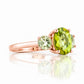 Lucy, Peridot and Prasiolite Ring - Victoria's Jewellery