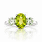 Lucy, Peridot and Prasiolite Ring - Victoria's Jewellery