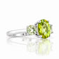 Lucy, Peridot and Prasiolite Ring - Victoria's Jewellery