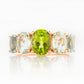 Queen, a Peridot, Prasiolite and Topaz Ring - Victoria's Jewellery