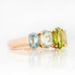 Queen, a Peridot, Prasiolite and Topaz Ring - Victoria's Jewellery