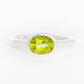 Quinn, an Oval cut Peridot Ring - Victoria's Jewellery