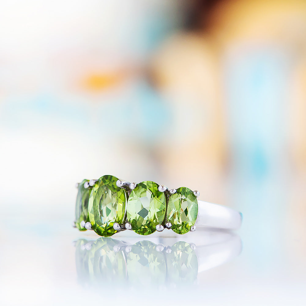 The Peridot Queen Ring