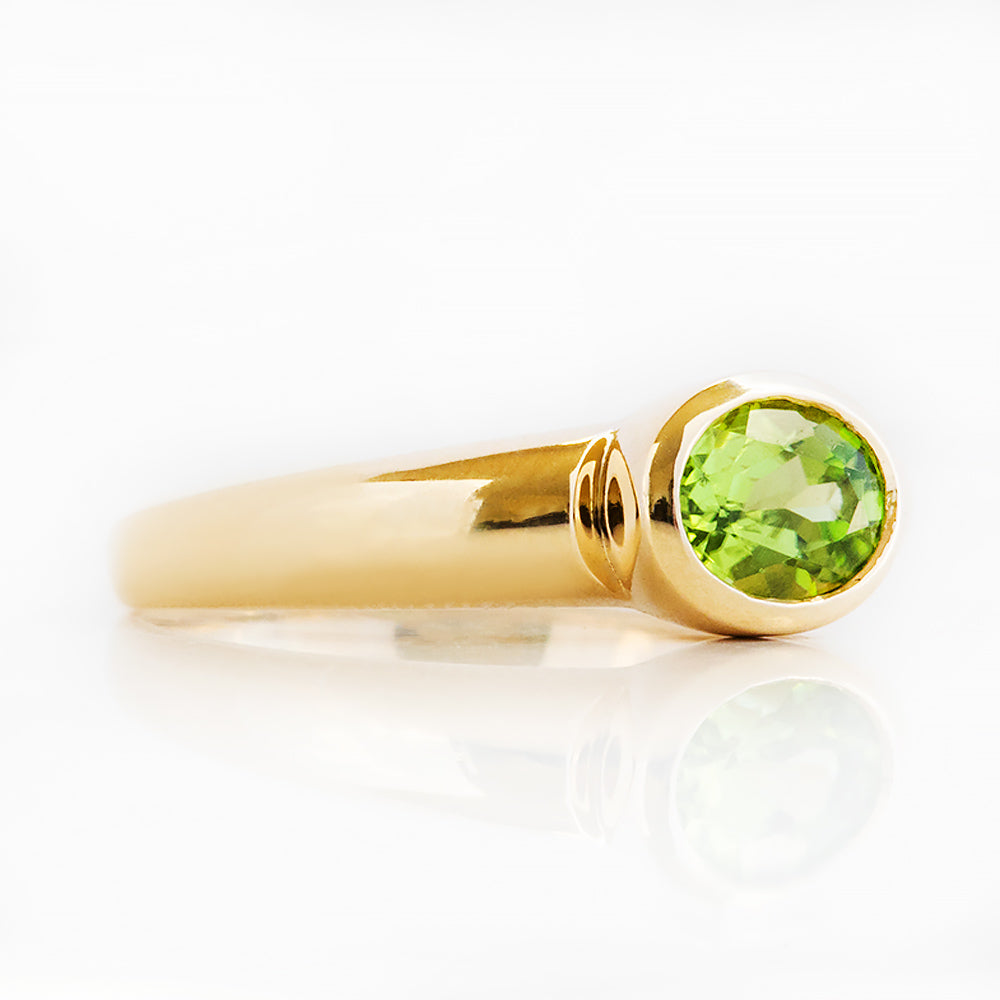 Nayeli, a Peridot Ring