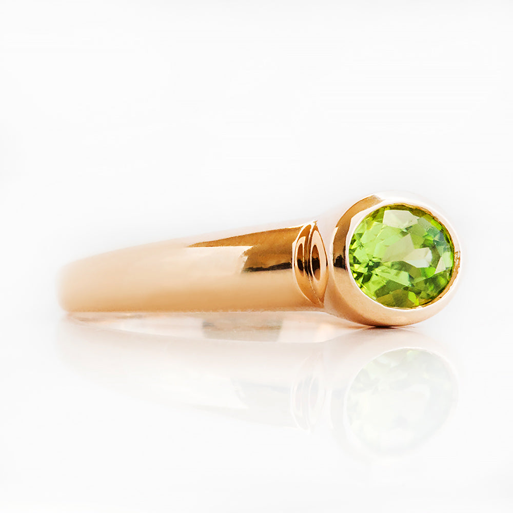 Nayeli, a Peridot Ring