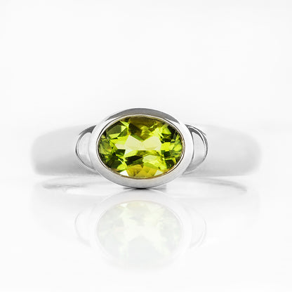 Nayeli, a Peridot Ring